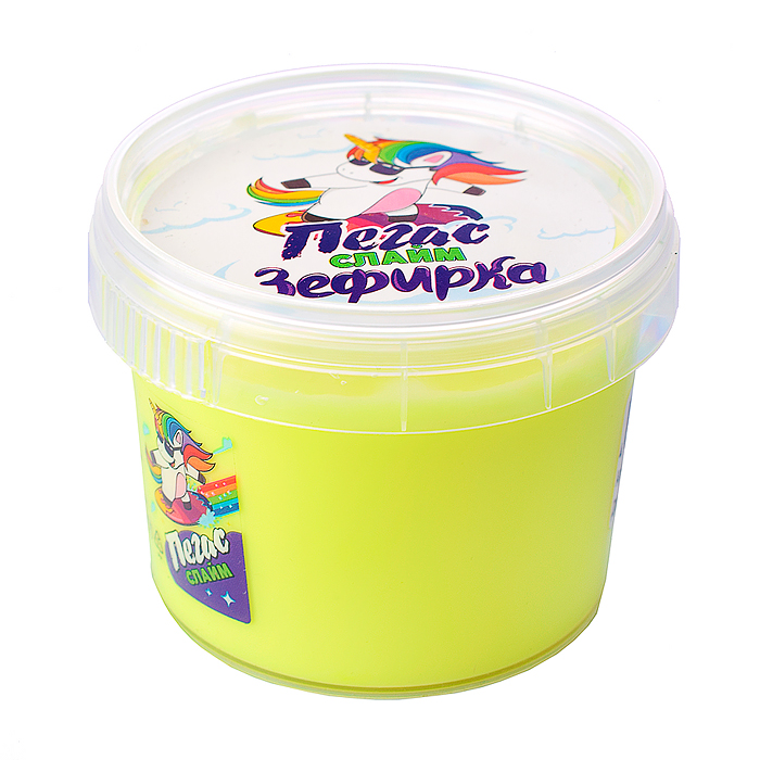 Слайм Зефирка, 100 гр., желтый Слайм Зефирка, 100 гр., желтый