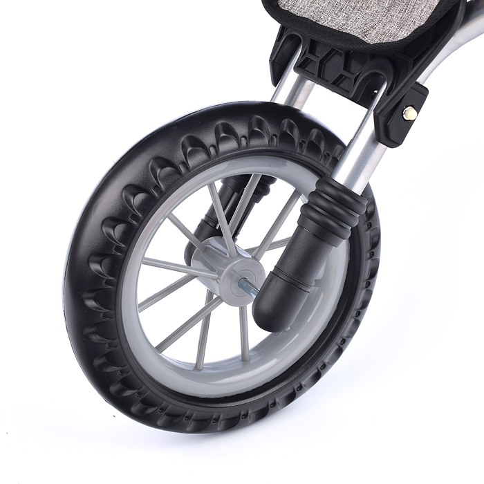 Коляска для кукол 9354 металлическая, складная, прогулочная с козырьком, с  корзиной, большие 