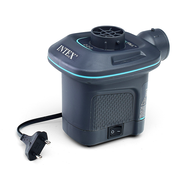 Фото к товару Компрессор воздушный, 3 насадки, 220-240V, 66640 INTEX Компрессор воздушный, 3 насадки, 220-240V, 66640 INTEX