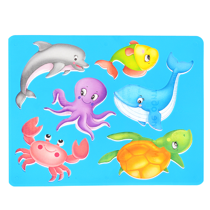 Трафарет "Морские обитатели" 