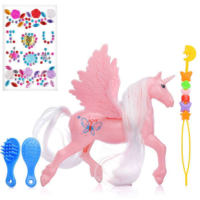 Лошадка BYL33027-1 "Радужная" в пакете