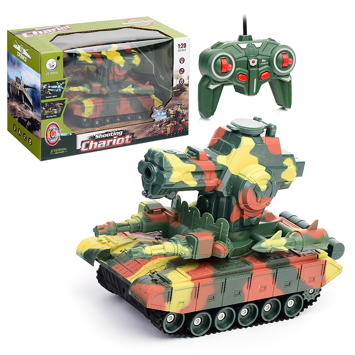Танк JT640 "Армия" р/у , 27 MHz, в коробке Танк JT640 "Армия" р/у , 27 MHz, в коробке
