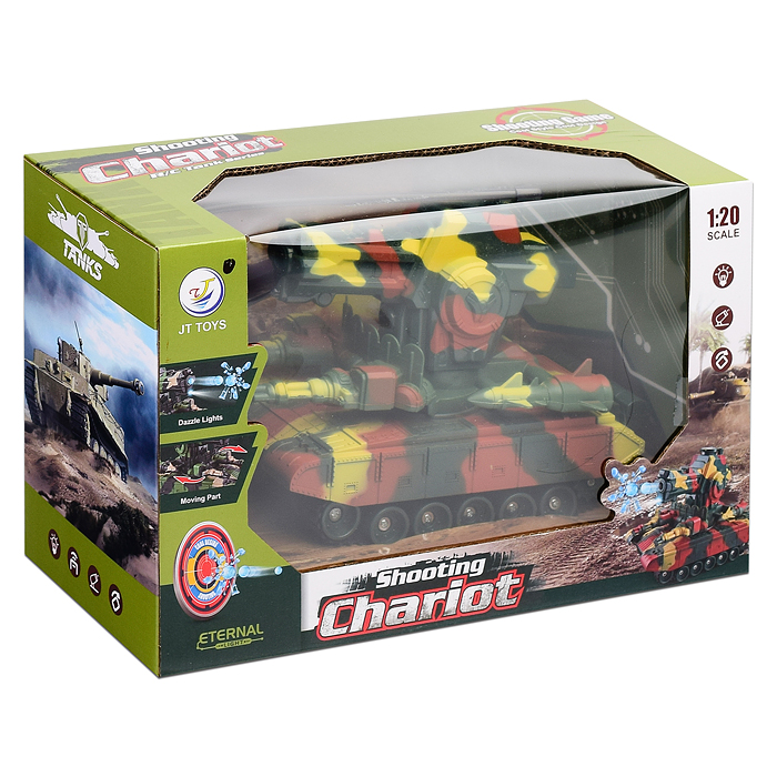 Фото к товару Танк JT640 "Армия" р/у , 27 MHz, в коробке Танк JT640 "Армия" р/у , 27 MHz, в коробке