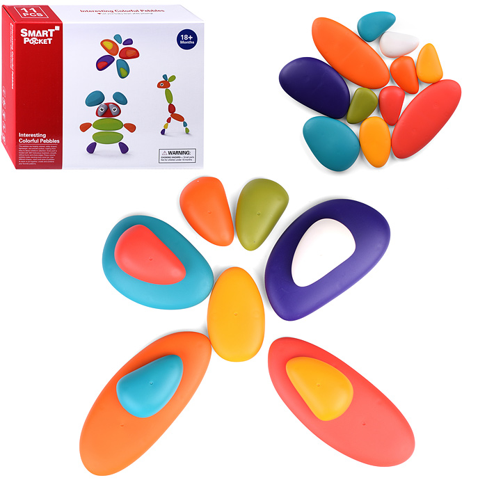 Конструктор S-Y043 "Камушки" (11 дет.) в коробке Конструктор S-Y043 "Камушки" (11 дет.) в коробке