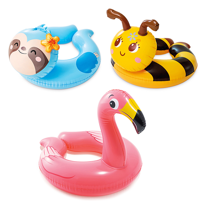 Круг для плавания «Зверюшки», от 3-6 лет, МИКС, 59220NP INTEX