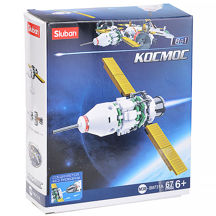 Конструктор M38-B0731A "Космос" (67 дет) Конструктор M38-B0731A "Космос" (67 дет)