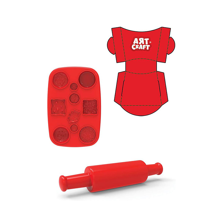 Фото к товару Набор для лепки "Мини-бургерная" тесто 3х50г Набор для лепки "Мини-бургерная" тесто 3х50г