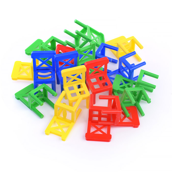 Фото к товару Настольная игра UT0030 "Балансирующие стульчики" (18 шт) в коробке Настольная игра UT0030 "Балансирующие стульчики" (18 шт) в коробке