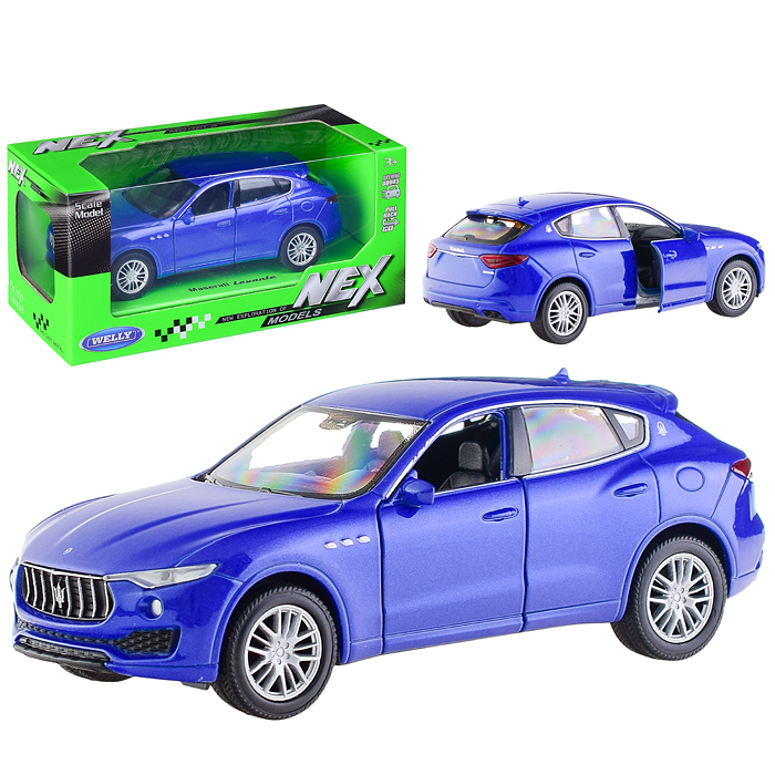 Машинка 1:32 Maserati Levante, пруж. мех., цв. в асс. Машинка 1:32 Maserati Levante, пруж. мех., цв. в асс.