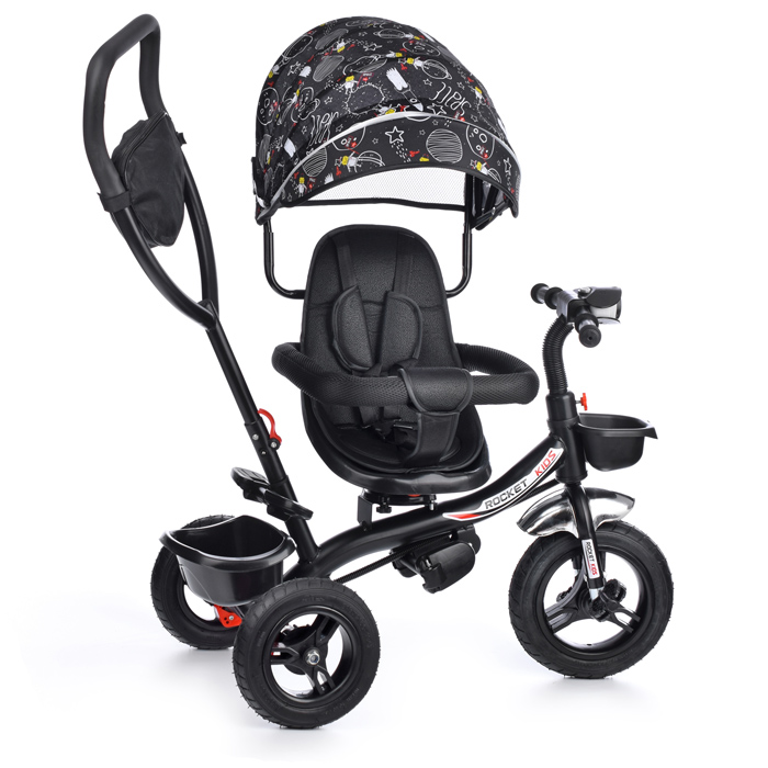 Фото к товару Велосипед 5388-3 3-х колесный, черный Велосипед 5388-3 3-х колесный, черный