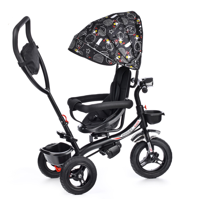 Фото к товару Велосипед 5388-3 3-х колесный, черный Велосипед 5388-3 3-х колесный, черный