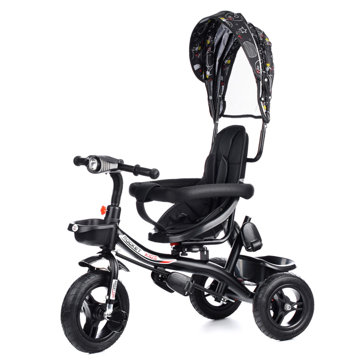 Фото к товару Велосипед 5388-3 3-х колесный, черный Велосипед 5388-3 3-х колесный, черный