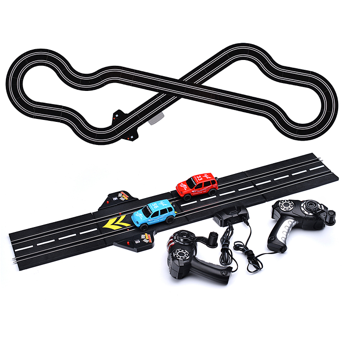 Фото к товару Автотрек 0867 "Параллельные гонки" в коробке Автотрек 0867 "Параллельные гонки" в коробке