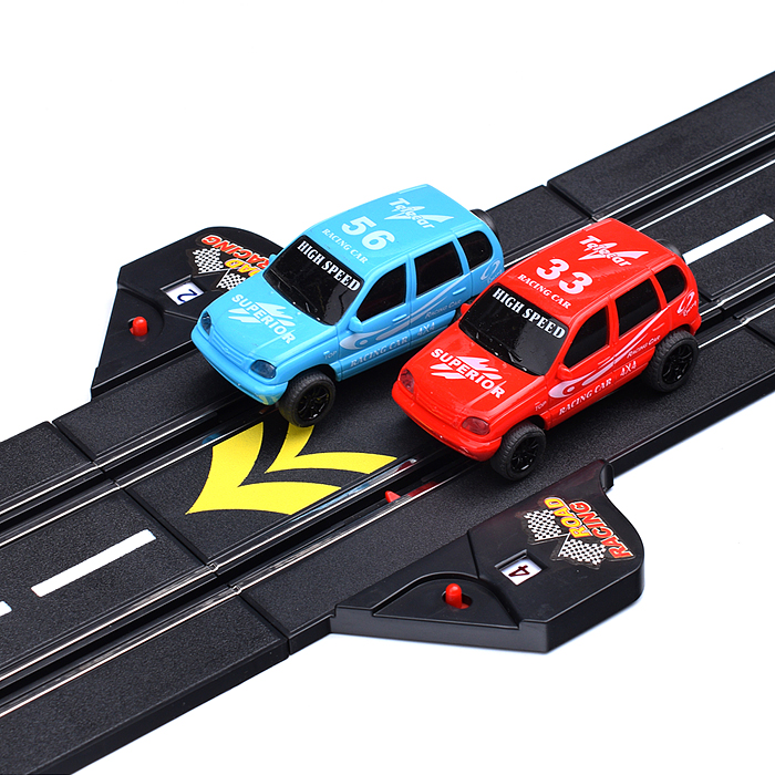 Фото к товару Автотрек 0867 "Параллельные гонки" в коробке Автотрек 0867 "Параллельные гонки" в коробке