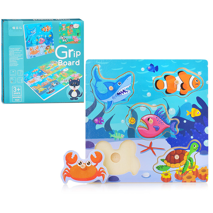 Пазл-вкладыш D1346 "Морской мир" Пазл-вкладыш D1346 "Морской мир"