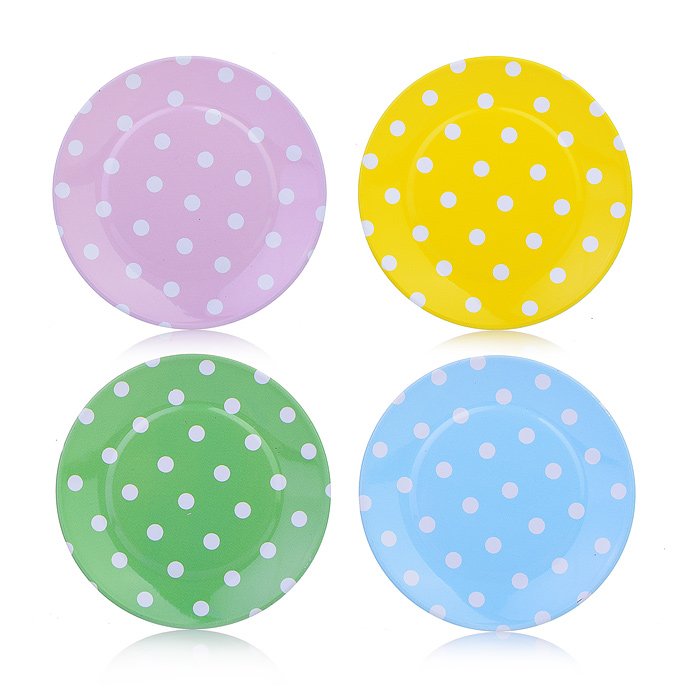 Набор посуды 86-13 "Горошины" в чемодане