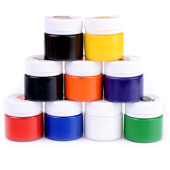 гуашь 9 цв. 20 мл. "Лео" "Ярко" 