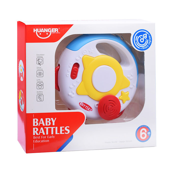 Фото к товару Развивающая игра HE0511 "Бубен" в коробке Развивающая игра HE0511 "Бубен" в коробке