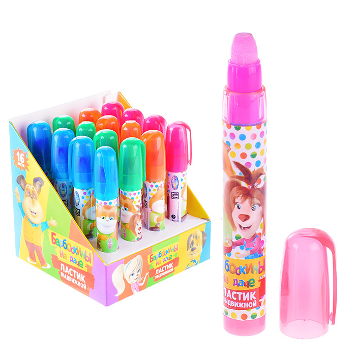 Ластик "Барбоскины" выдвижной, сегментный синтетический каучук