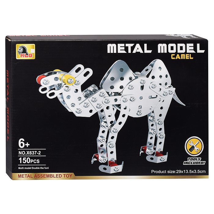 Конструктор X637-2 "Верблюд" (150 дет.) в коробке Конструктор X637-2 "Верблюд" (150 дет.) в коробке