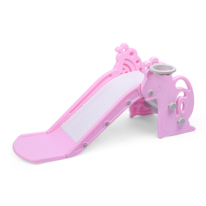 Фото к товару Горка детская UT0106 "Улитка" (цвет розовый) Горка детская UT0106 "Улитка" (цвет розовый)