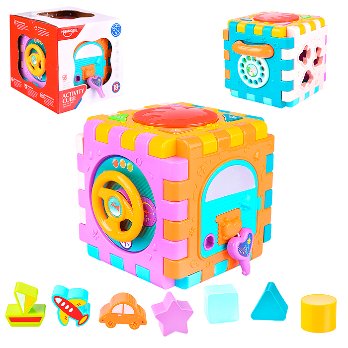 Развивающая игрушка HE0530 "Куб" в коробке