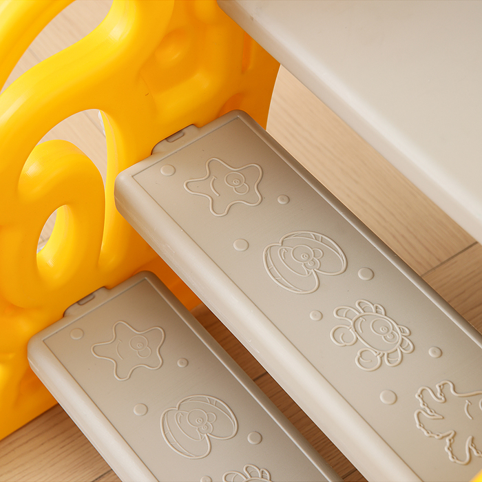 Фото к товару Горка детская UT0106 "Улитка" (цвет желтый) Горка детская UT0106 "Улитка" (цвет желтый)