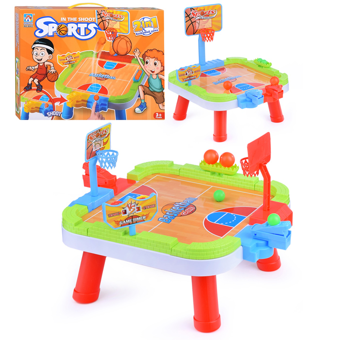 Настольная игра 8002 "Баскетбол" 2в1, в коробке Настольная игра 8002 "Баскетбол" 2в1, в коробке