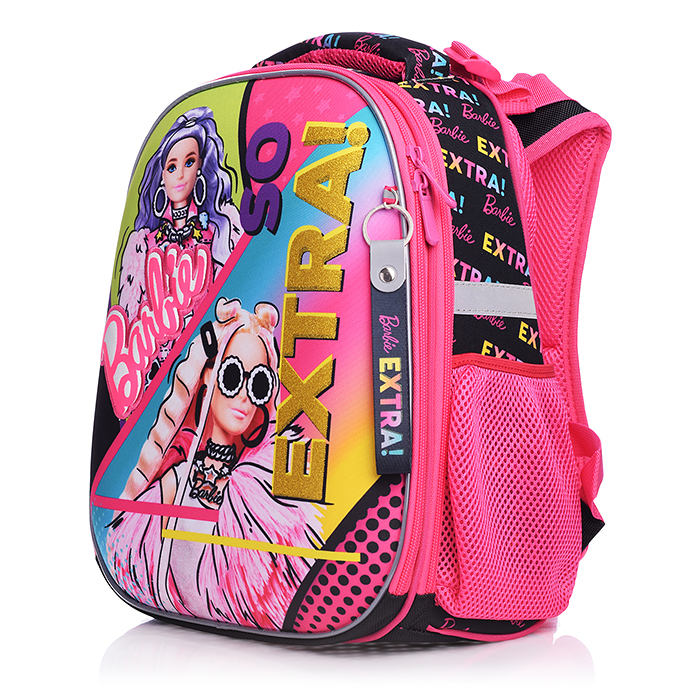 Фото к товару Рюкзак каркасный "Барби" формованный из полимеров, материал: нейлон, полиэстер, полноцветная Рюкзак каркасный "Барби" формованный из полимеров, материал: нейлон, полиэстер, полноцветная