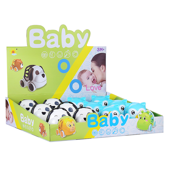 Фото к товару Погремушка 2851-2 "Собачка, сова" в коробке Погремушка 2851-2 "Собачка, сова" в коробке