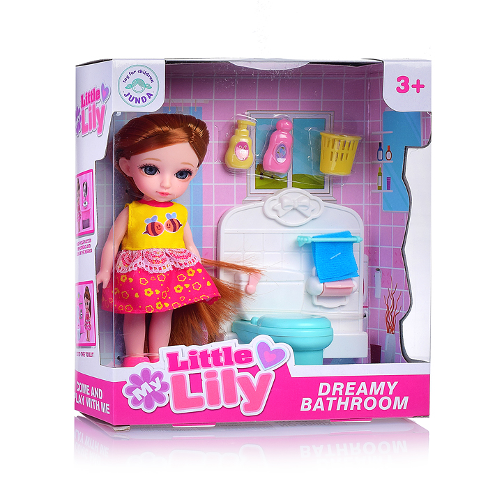 Фото к товару Кукла 69003 "Dreamy bathroom" с аксессуарами, в коробке Кукла 69003 "Dreamy bathroom" с аксессуарами, в коробке