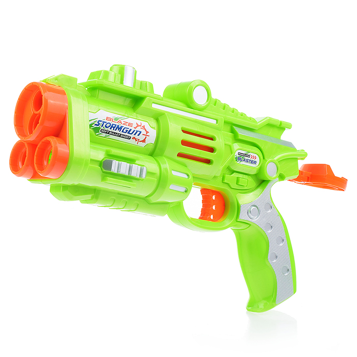 Пистолет SB469B с мягкими полимерными пулями и мишенью в коробке