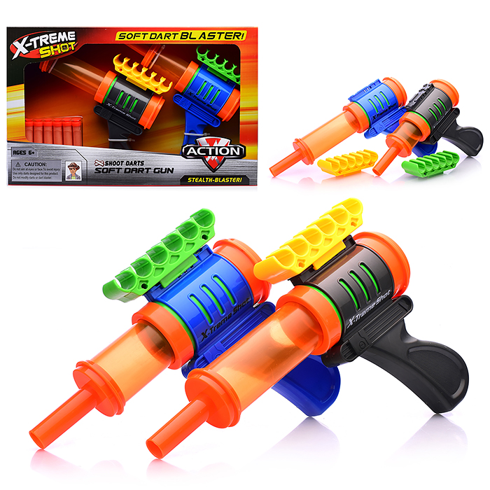 Бластер 0007-36A с мягкими полимерными пулями, в коробке Бластер 0007-36A с мягкими полимерными пулями, в коробке