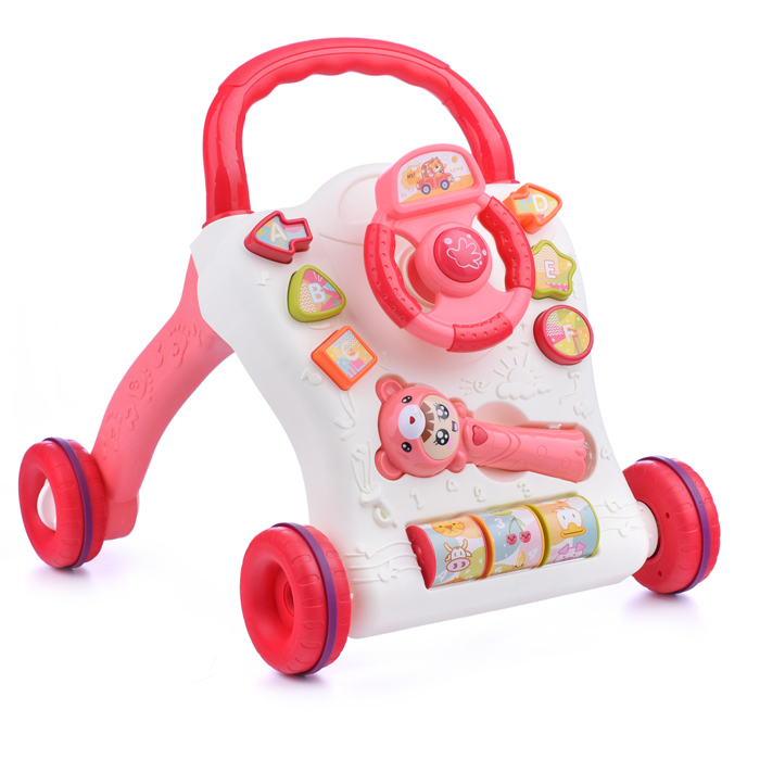 Фото к товару Ходунки 698-63 "Быстрый малыш" розовые, в коробке Ходунки 698-63 "Быстрый малыш" розовые, в коробке