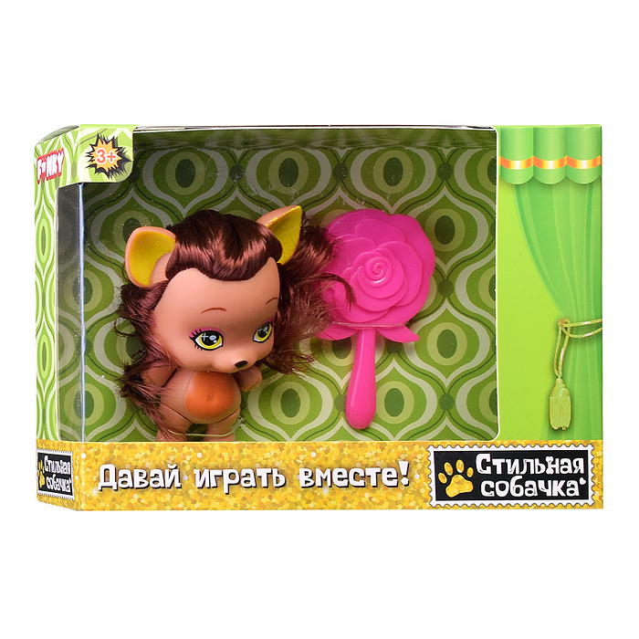 Фото к товару Игрушка "Собачка", с расческой, в ассортименте Игрушка "Собачка", с расческой, в ассортименте