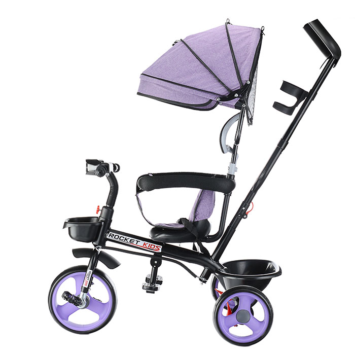 Фото к товару Велосипед 0999-2 3-х колесный, сиреневый Велосипед 0999-2 3-х колесный, сиреневый