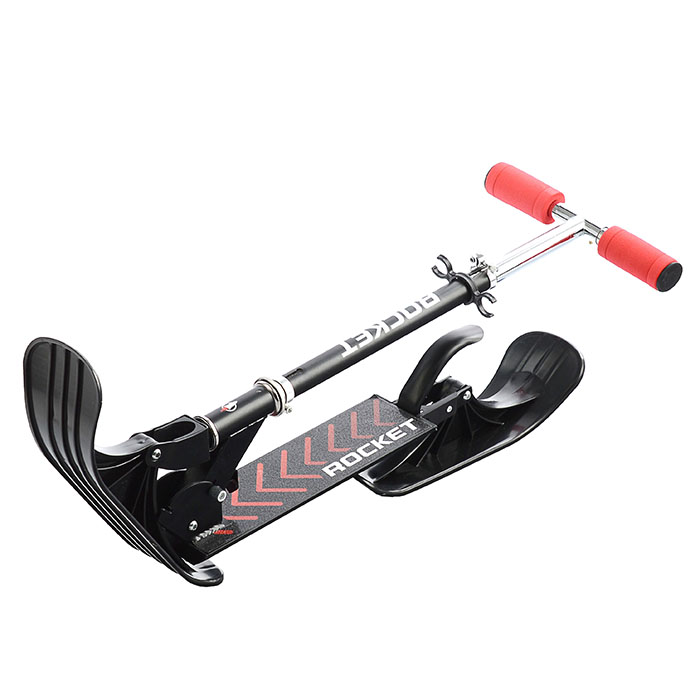 Самокат-снегокат R0006 в коробке (красный)