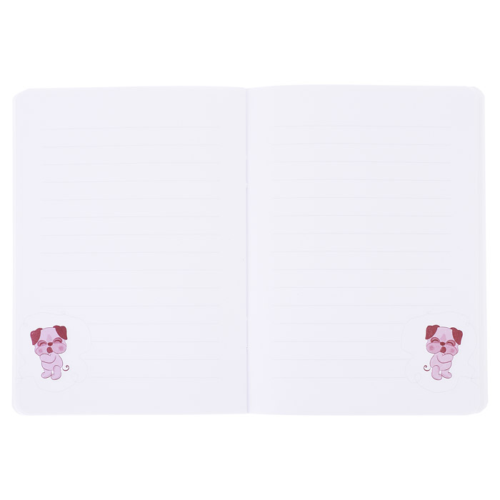 Фото к товару Записная книжка 32 л. А6 "Щенок на авто" двойная обложка, с "Movie" эффектом Записная книжка 32 л. А6 "Щенок на авто" двойная обложка, с "Movie" эффектом