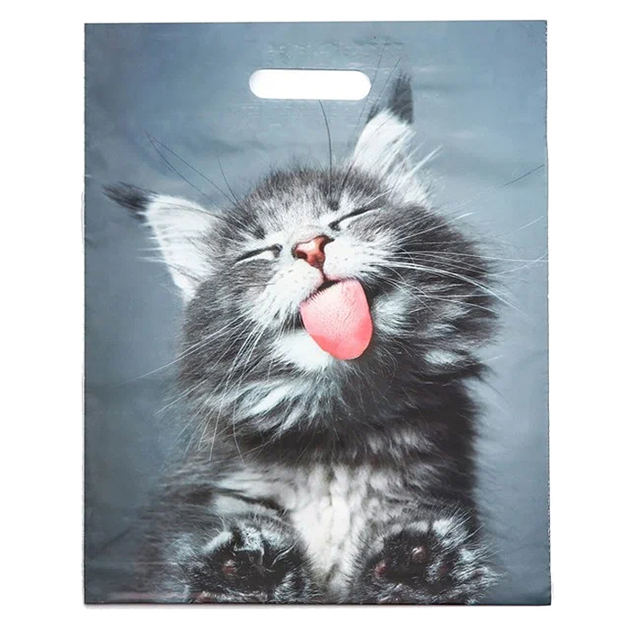Пакет "Кот" пакет вырубной (450х380х60)