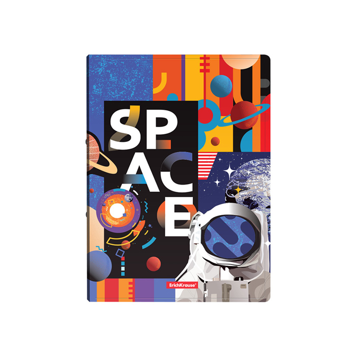 Фото к товару Папка- с пружинным скоросшивателем пластиковая Cosmonaut, A4 Папка- с пружинным скоросшивателем пластиковая Cosmonaut, A4