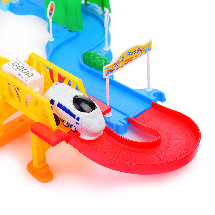 Фото к товару Трек 2164 "Карусель" с туннелем (свет/звук) в коробке Трек 2164 "Карусель" с туннелем (свет/звук) в коробке