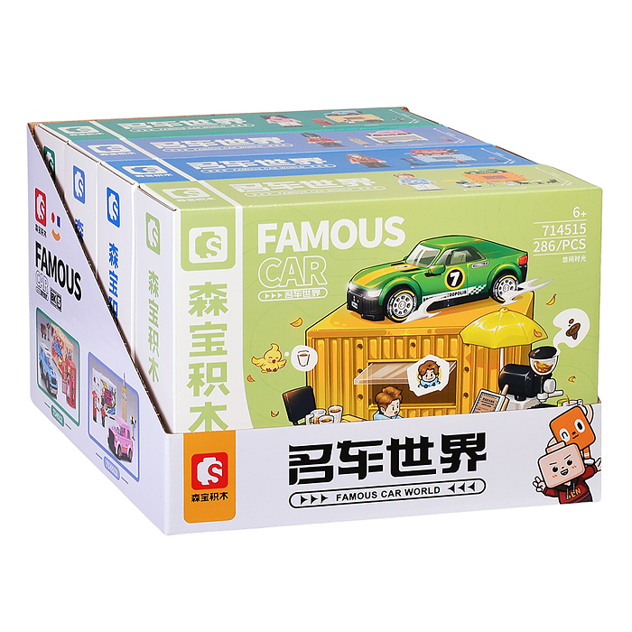 Фото к товару Конструктор 714512-714515 "Уличный авто" ( в ассортименте) в коробке Конструктор 714512-714515 "Уличный авто" ( в ассортименте) в коробке