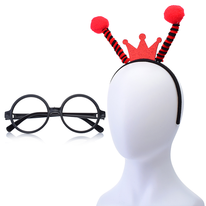 Набор карнавальный S1479 ободок, очки, в пакете Набор карнавальный S1479 ободок, очки, в пакете