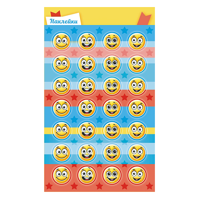 Наклейки (21 глиттер) Оценки НГО "Смайлики" 