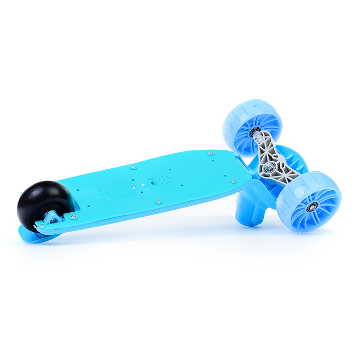 Фото к товару Самокат U038228Y 3-х кол., голубой, PU, ABEC 7, в коробке Самокат U038228Y 3-х кол., голубой, PU, ABEC 7, в коробке