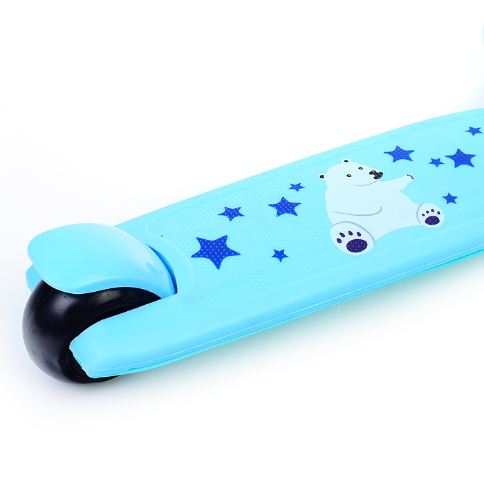 Фото к товару Самокат U038228Y 3-х кол., голубой, PU, ABEC 7, в коробке Самокат U038228Y 3-х кол., голубой, PU, ABEC 7, в коробке