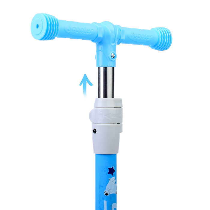 Фото к товару Самокат U038228Y 3-х кол., голубой, PU, ABEC 7, в коробке Самокат U038228Y 3-х кол., голубой, PU, ABEC 7, в коробке