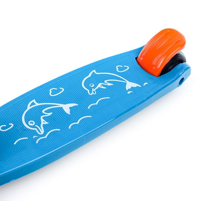 Фото к товару Самокат U038240Y 3-х кол., голубой, PU, ABEC 7, в коробке Самокат U038240Y 3-х кол., голубой, PU, ABEC 7, в коробке