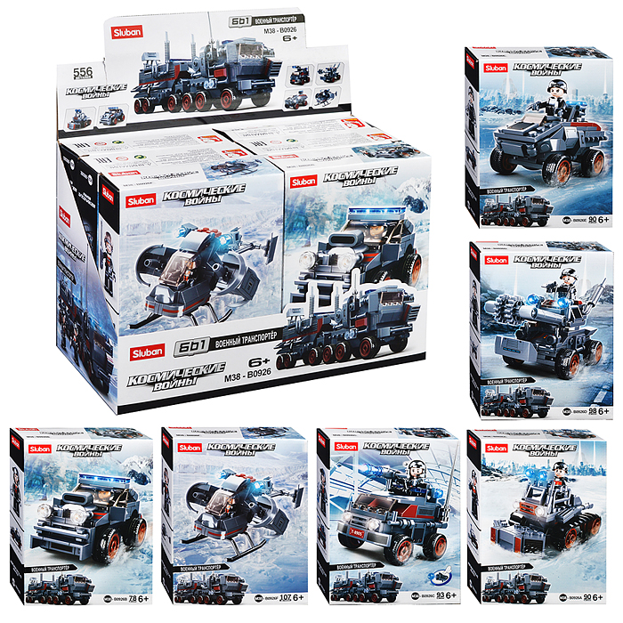 Конструктор M38-B0926 "Космические войны" 6в1 Конструктор M38-B0926 "Космические войны" 6в1