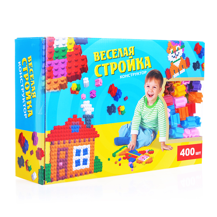 Напольная мозайка "Веселая стройка" 400 фишек тип1